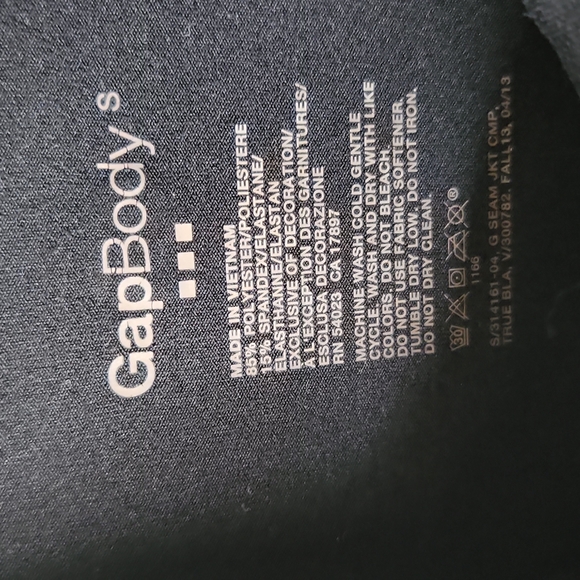 Black GapBody zip up jacket - Picture 2 of 2